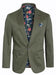 Men'S Cotton Stretch Slim Fit Blazer Olive