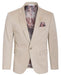Men'S Cotton Stretch Slim Fit Blazer Khaki
