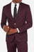 Guys Burgundy Two Flap Front Pockets  Outfit New Trendy