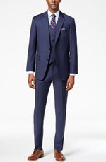 Dark Blue One Chest Pocket Outfit For Guys New Trendy