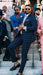 Men's Blue Two Button Closure  One Chest Pocket Suit