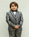 Venetian Textured Pattern One Button Suit For Mens