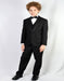 Men's Black Solid Pattern Tuxedo Jacket