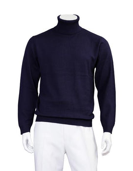 Big And Tall Sweater Knitted Sweater set Navy