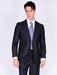 Mantoni Suit Brand Men’s Suit-Solid Gray- High End Suits - High Quality Suits