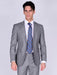 Mantoni Suit Brand Men’s Suit-Light Gray- High End Suits - High Quality Suits