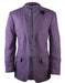 Men's Purple Two Buttons Linen Blazer ~ Sport Coat