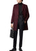 Men's Standard Length Formal Coat Dark Red