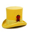 Premium Wool Yellow Top Hat ~ Tuxedo Hat