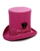 Premium Wool Fuchsia Top Hat ~ Tuxedo Hat