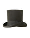 Charcoal Premium Wool Top Hat ~ Tuxedo Hat