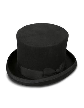 Designer Brand Men's Black Stout Top Hat ~ Tuxedo Hat