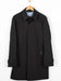 Men's Three Quarter Trench Coat Black
