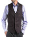 Men's Irish Tweed Grey Vest