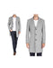 Men'S Light Grey Men'S Carcoat - Car Coat Mid Length Three Quarter Length Coat