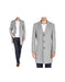 Men'S Light Grey Men'S Carcoat - Car Coat Mid Length Three Quarter Length Coat
