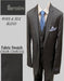 Bertolini Wool/Silk Charcoal Solid Vested