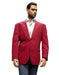 Velour Men's blazer Jacket Sport Coat It's One of a Kind For All Occasion Winish Burgundy ~ Ma