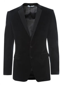 Black Velvet Fashion Designer velour Men's blazer