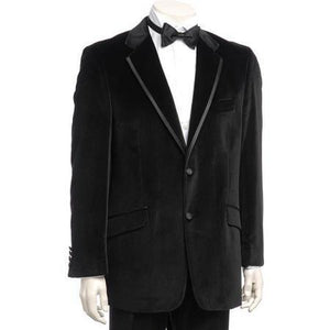 Velour Men's blazer Jacket Black Men's Velvet Dinner Jacket Trim Lapel Tuxedo looking