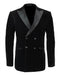 Men's Black Velvet Coat velour Men's blazer Jacket