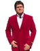 Hot Pink ~ Fuchsia Tuxedo velour Men's blazer Jacket