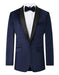 Men's Navy Velvet 2 Piece Tuxedo Regular Fit Jacket