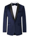 Men's Navy Velvet 2 Piece Tuxedo Regular Fit Jacket