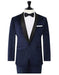 Men's Navy Slim Fit 2 Piece Velvet Tuxedo
