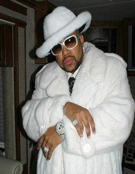 White Furry Coat — MensUSA Has It Today