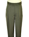 Double Pleated Pants Dress Pants Charcoal Olive Green