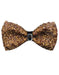 Sparkly Bow Tie Sequin Fabric Rhinestone Bowtie Pink ~ Gold