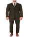 Green Slim Fit Suit - Many Styles & Brands $99UP Tweed 3 Piece Suit - Tweed Wedding Suit Hunter Green Super Slim Fit Peak Blinder Custom Vested Suit