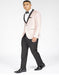 Men'S Pink Two Flap Front Pockets Blush Suit