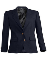 Two Button Dark Navy Women Blazer