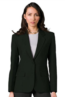 Hunter Green Polyester Polyester Women Blazer