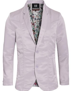 Men's Slim Fit Western Blazer Sport Coat Silver Sacos Vaqueros Para Hombre