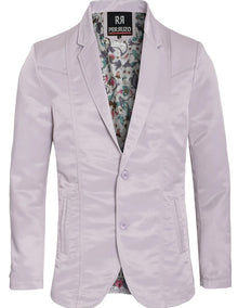 Men's Slim Fit Western Blazer Sport Coat Silver Sacos Vaqueros Para Hombre