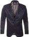 Men's Slim Fit Western Blazer Sport Coat Navy Sacos Vaqueros Para Hombre