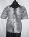 Men's Black 5 Buttons Short Sleeve Walking Suit