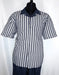 Men's Navy Blue 5 Buttons Short Sleeve Walking Suit