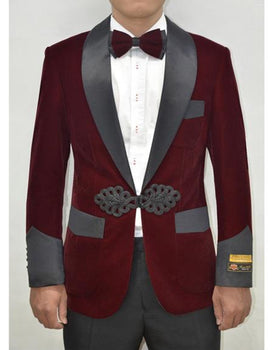 Burgundy ~ Maroon ~ Wine Wedding Blazer ~ Sport Jacket + Matching Bow Burgundy Tuxedo