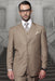 Men's  Brown Suit Plus Size Men's Suits For Big Guys