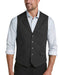 Five Button Flap pocket Men's Charcoal Slim Fit Suit Separates Vest