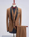 Men's Khaki - Latte - Bronze - Light Brown Shawl Lapel Tuxedos Suit - Wedding Tuxedo