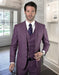 Two Button Ultra Slim Fit Prom Suit / Wedding Suit In Mauve