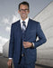 Two Button Ultra Slim Fit Prom Suit / Wedding Suit In Sapphire