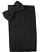 Black Luxury Satin Cummerbund