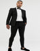 Extra Slim Fit Suit Black Shorter Sleeve~ Shorter Jacket