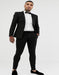 Extra Slim Fit Suit Black Shorter Sleeve~ Shorter Jacket